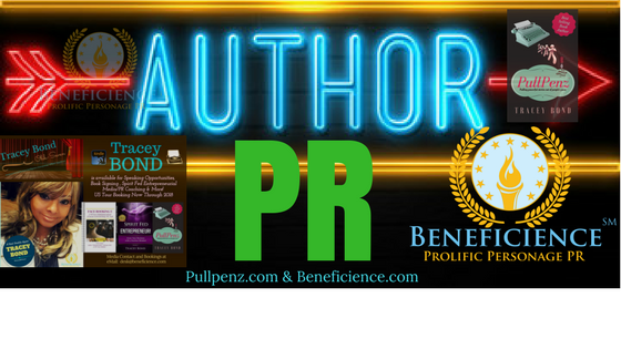 BOOKING AUTHOR PR STARS AT PULLPENZ.com and BENEFICIENCE.com